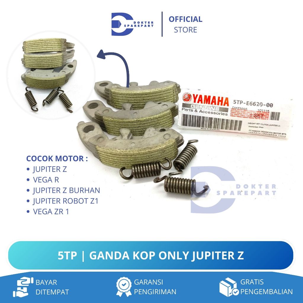 5TP KAMPAS GANDA KOPLING ONLY JUPITER Z / JUPITER Z BURHAN / VEGA ZR / KAMPAS GANDA KOPLING