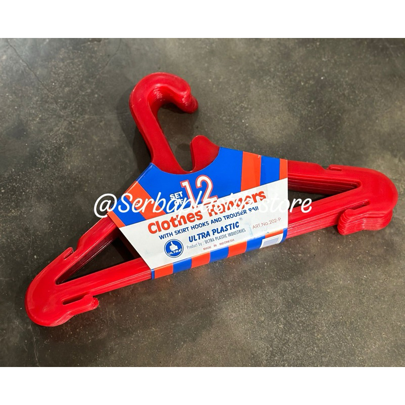 Gantungan baju plastik jempol warna / jemuran hanger ultra / hanger jempol / gantungan baju tebal / 