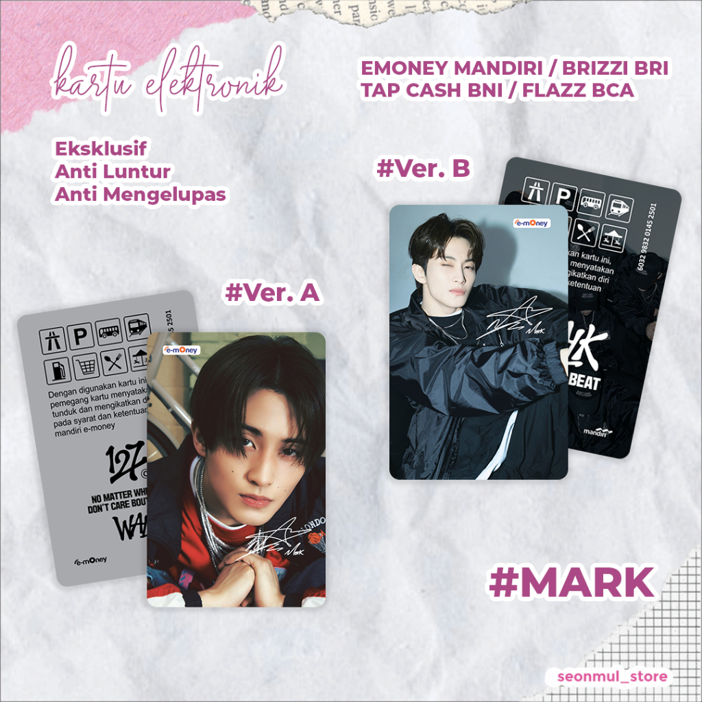 READY STOCK EMONEY MARK NCT 127 WALK / NCT127 WALK ALBUM / TAPCASH FLAZZ BRIZZI TAP CASH