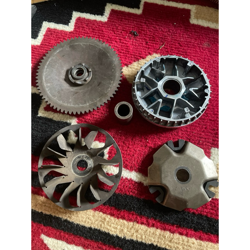 rumah roler  & kipas Baja KVB original Vario 110 Cw/Vario Techno 110 karbu ( Copotan )