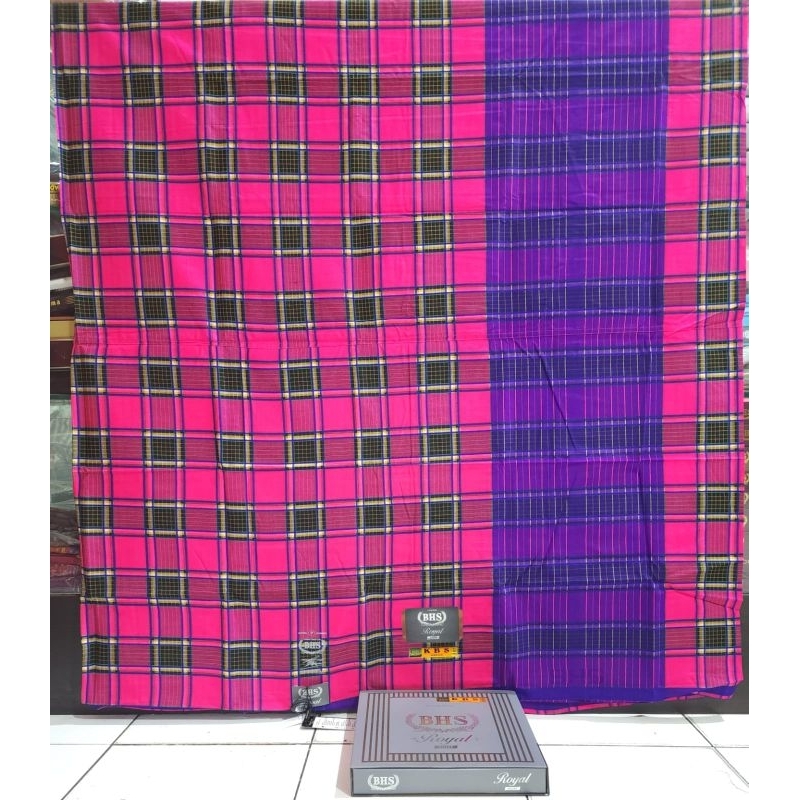 Sarung BHS ROYAL FULL SUTRA Motif KDT KRJ KBS KKP KES KKR Mix Silver