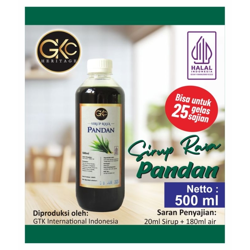 

sirup GKC rasa pandan