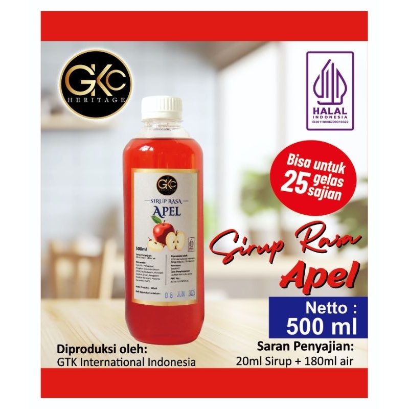 

Sirup GKC rasa apel Apple