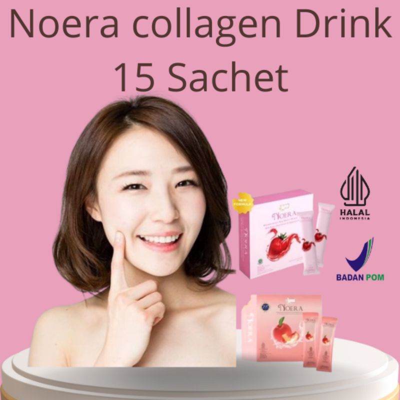 [ GRATIS ONGKIR ] Noera Collagen Drink -Suplemen Pemutih Kulit Noera Beutycare BPOM HALAL & ORIGINAL