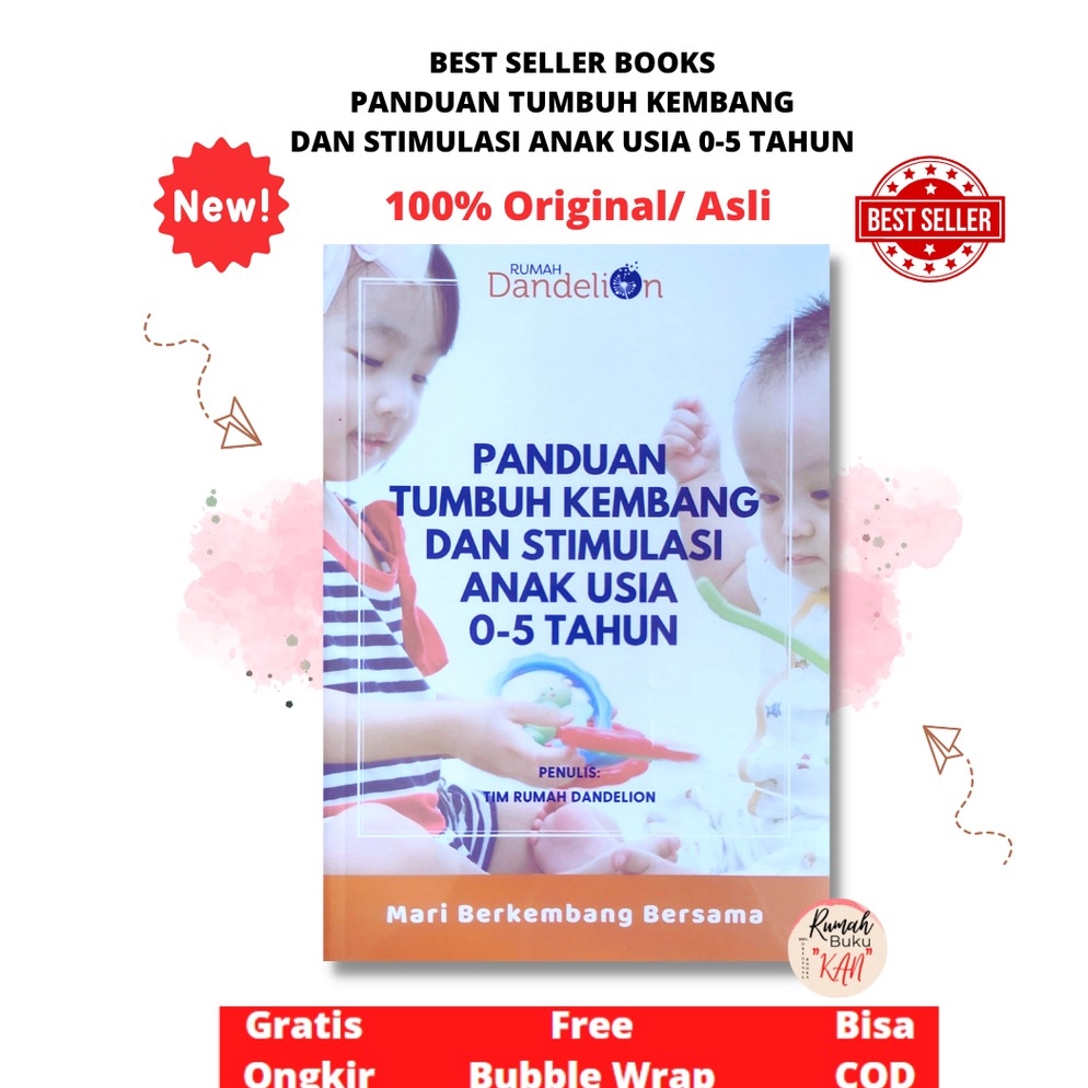 KODE G76X BUKU PANDUAN TUMBUH KEMBANG DAN STIMULASI ANAK TUMBANG USIA 5 TAHUN RUMAH DANDELION buku o