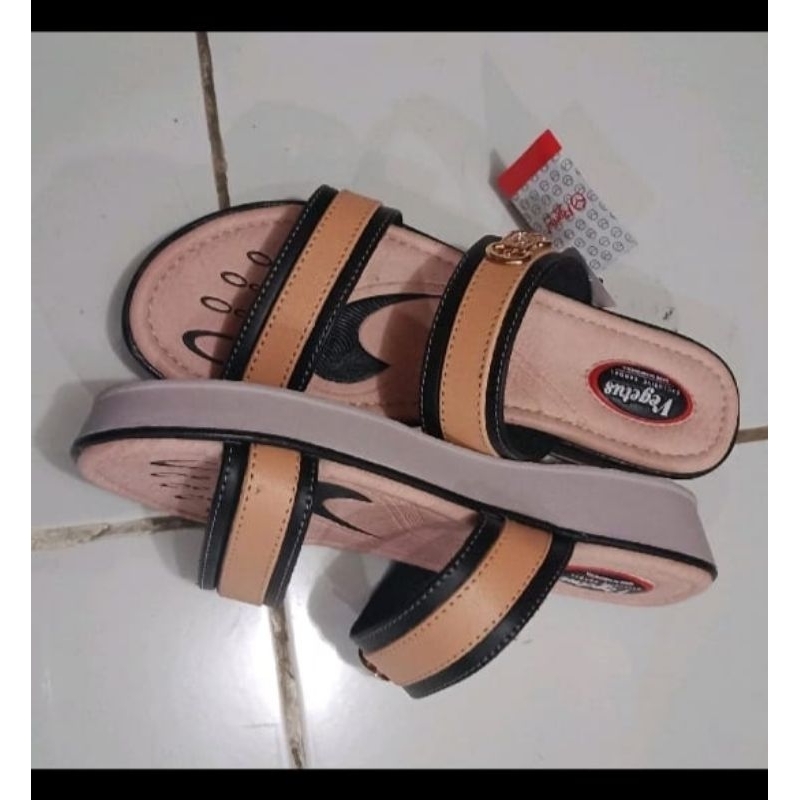 sandal selop hak 3 cm sandal selop wanita