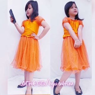 SET ROK TUTU/ BAJU SABRINA/SETELAN PAKAIAN ANAK PEREMPUAN USIA 1-8TAHUN