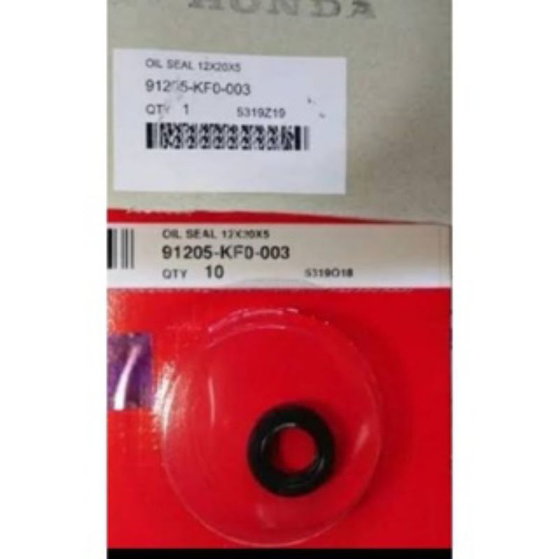 91205-KF0-003 Oil Seal 12x20x5 SEAL OLI DIBELAKANG SEAL MEKANIKAL SEAL CBR 150 CB150 SONIC150 OLI 91