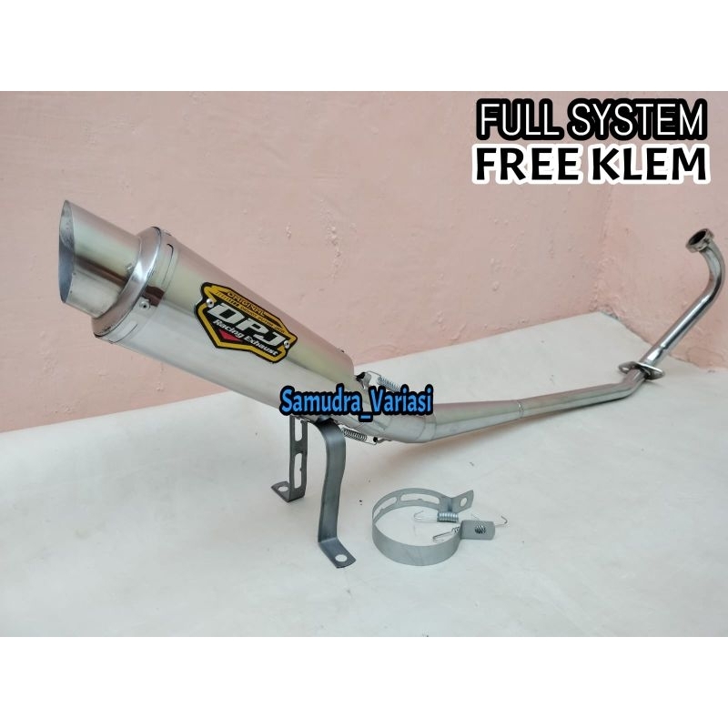 KNALPOT RACING DPJ VARIAN MOTOR JUPITER MX 135 OLD, JUPITER MX NEW 135, SATRIA FU KARBU, SATRIA FU I