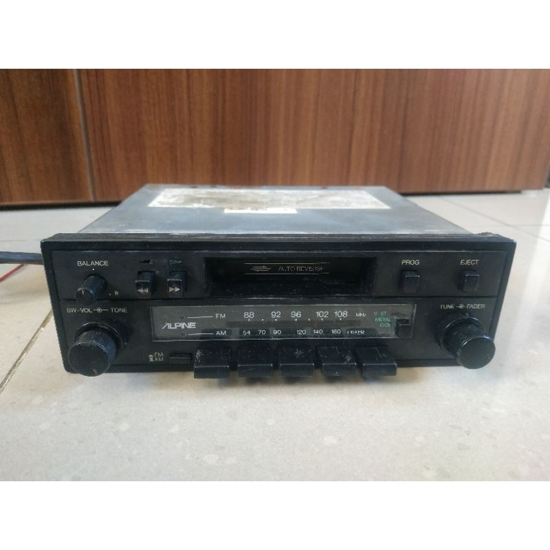 tape mobil alpine classic head unit jadul