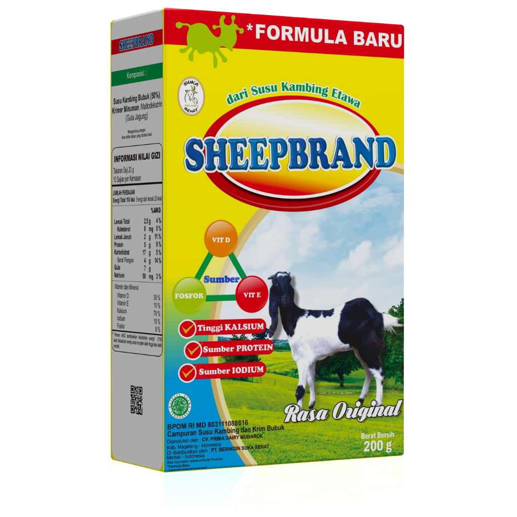 

SUSU KAMBING ETAWA SHEEPBRAND RASA ORIGINAL 200GR
