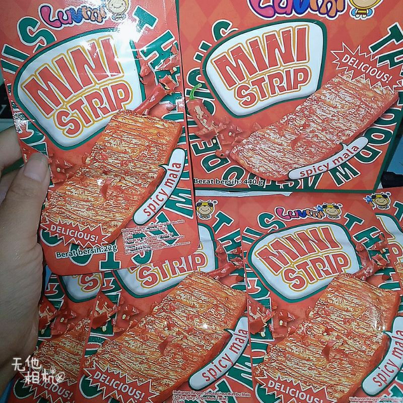 

(halal) LATIAO MINI STRIP isi 20pcs /box