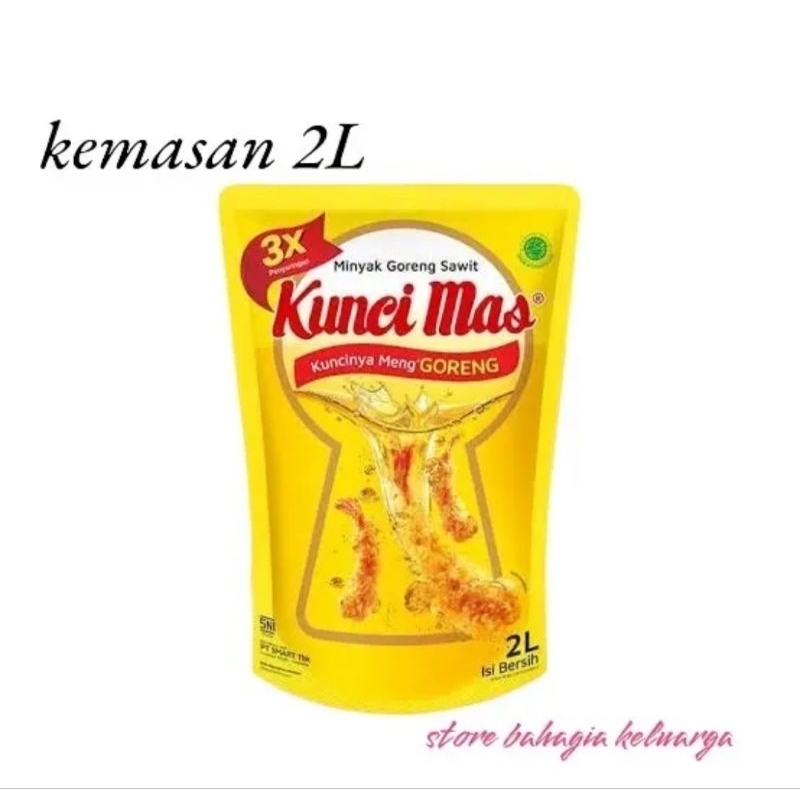 

MINYAK GORENG KUNCI MAS UKURAN 2L