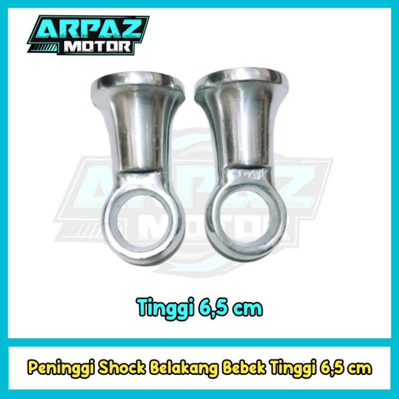 Peninggi Shock Belakang Bebek Anting Shock Bebek Tinggi 6,5 cm Drat 12 Drat 14