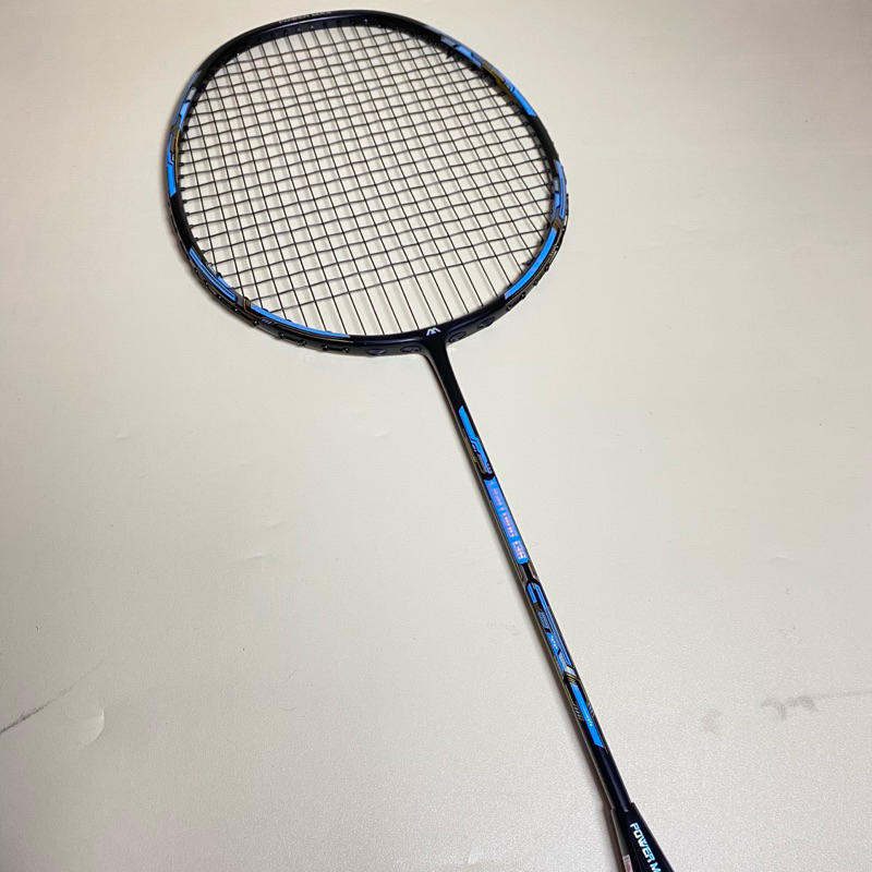 RAKET BADMINTON POWER MAX LIGHTNING BLUE COLOR CARBON RINGAN DAN LENTUR SIAP PAKAI