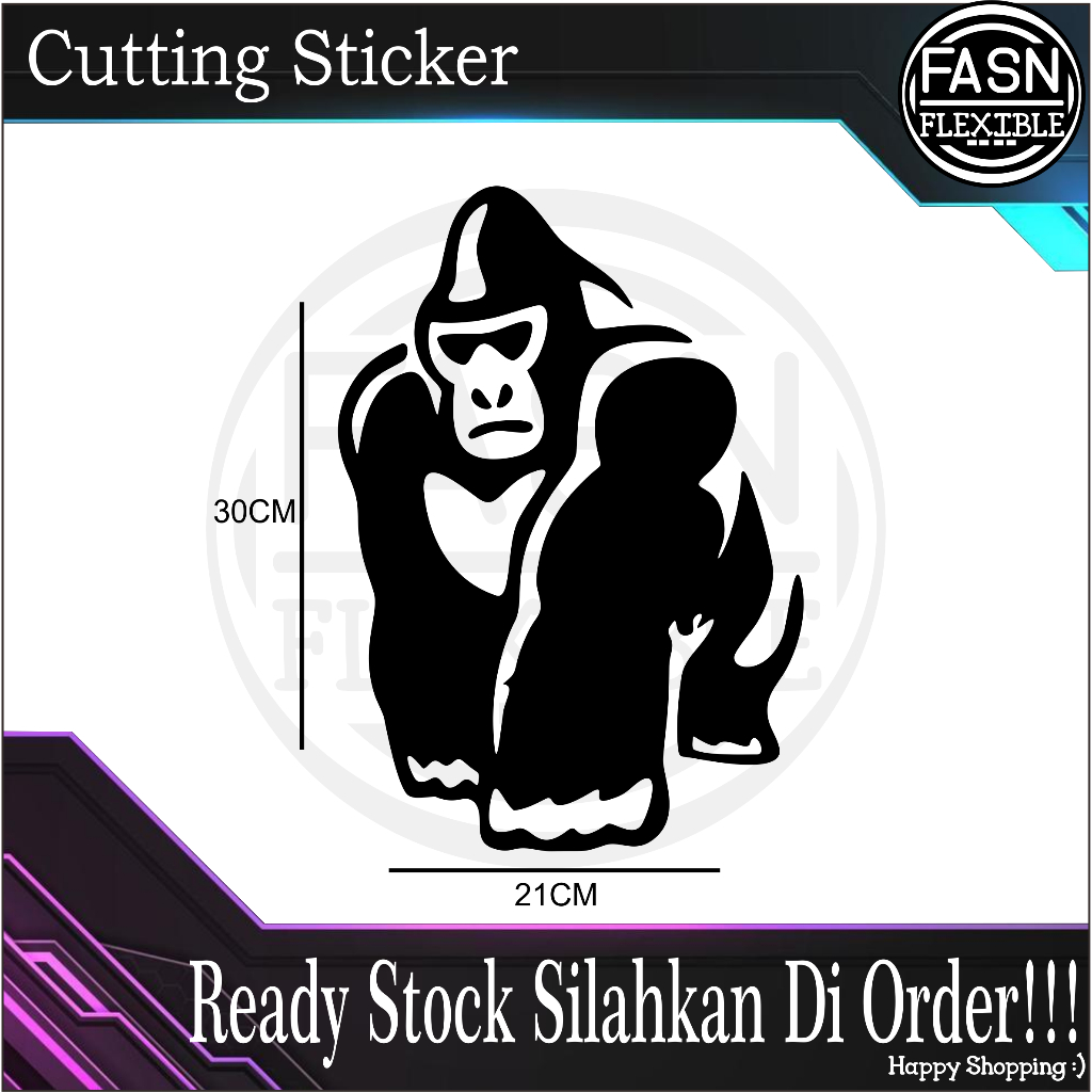 

Sticker Gorilla (Cutting Sticker)