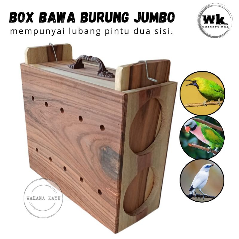 BOX BAWA BURUNG KAYU/BOX COD JUMBO