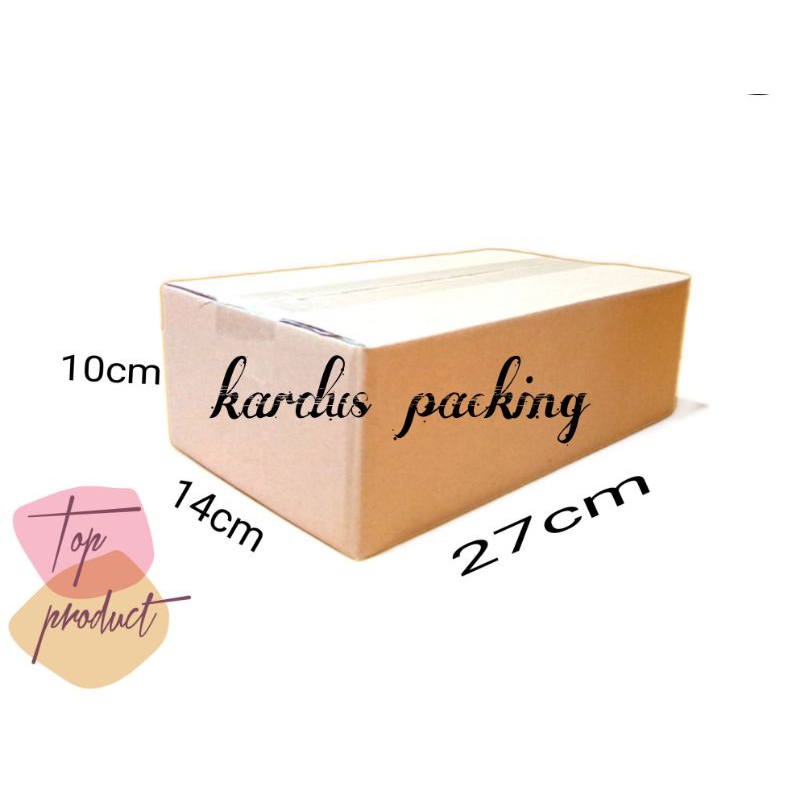 

kardus packing 27x14x10 kardus polos kardus kecil