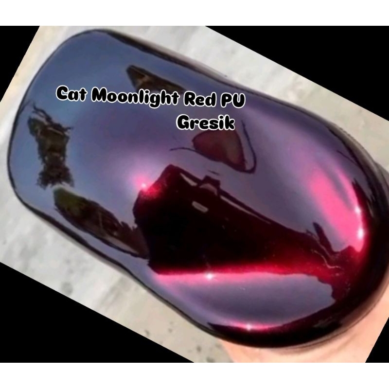 CAT MOONLIGHT RED PU + CAT DASARAN PU  / cat Custom Moonlight red PU