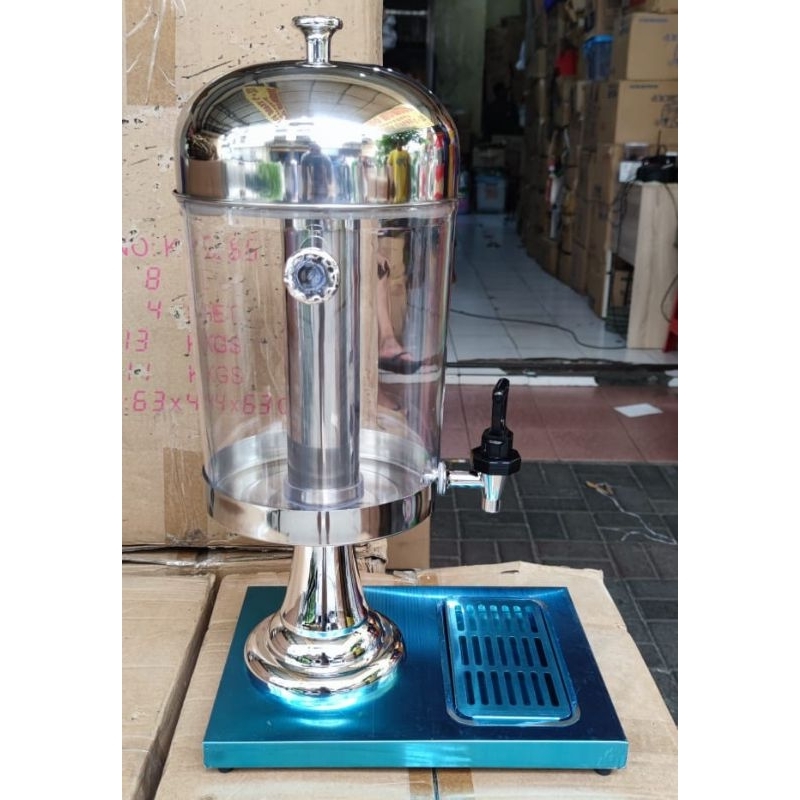 Dispenser Galon Air Minum Akrilik Kran Tutup Kaki