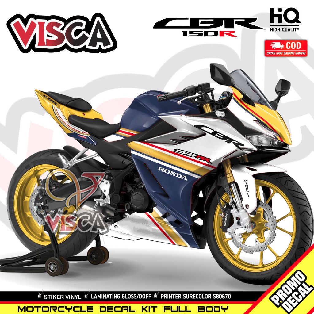 Decal Cbr 150R Full Body 2021 Stiker Cbr 150R 2021 Full Body Striping Cbr 150R 2021 Full Body PRL SI