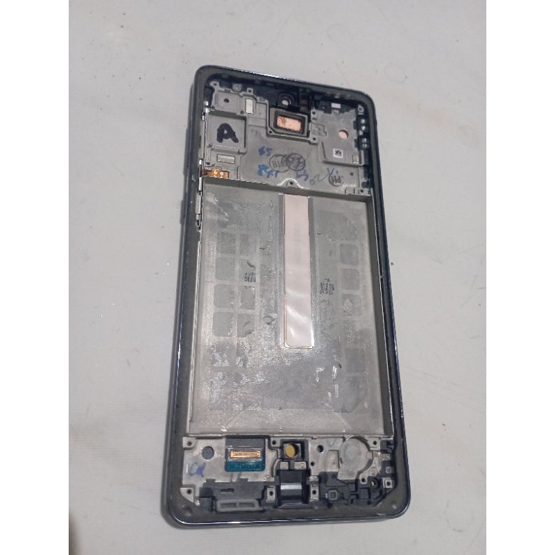 lcd samsung a73 copotan, ada greenline