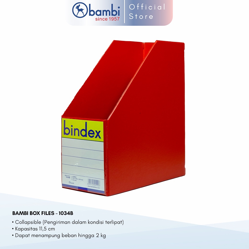 

KODE P82D Bindex Box File Magazine JUMBO SIZE 115 cm All Colour Box Arsip Box Storage Box Dokumen kode 134B