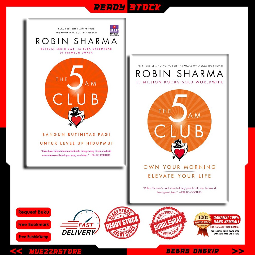 KODE H34X The 5AM Club by by Robin Sharma EnglishIndonesia