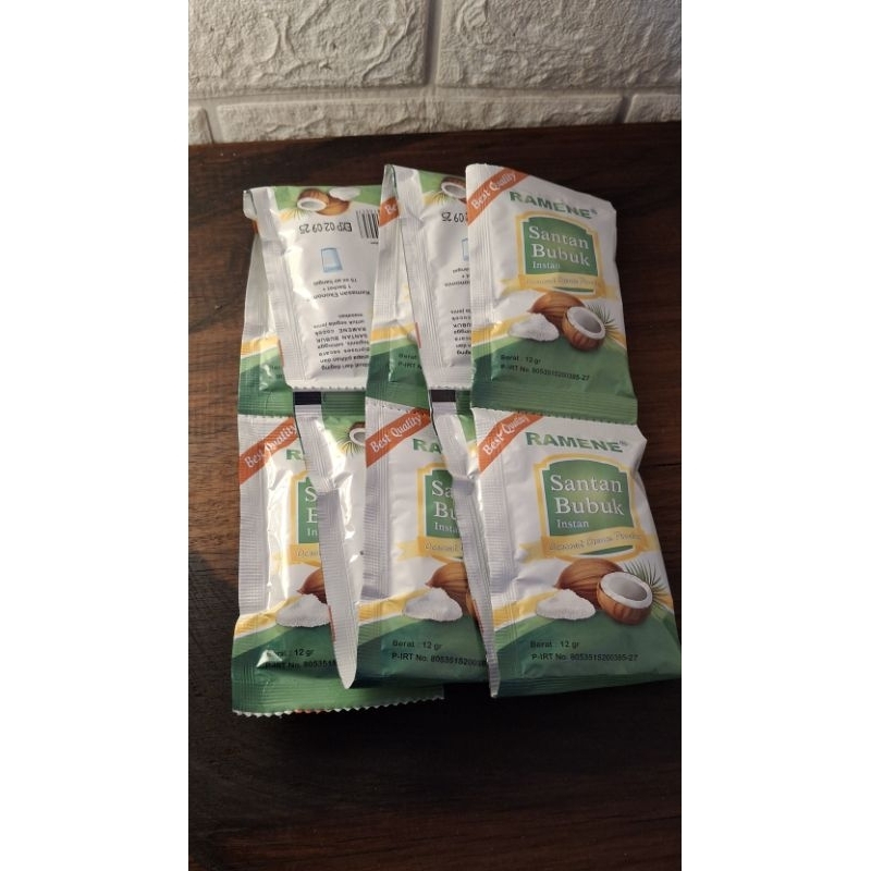 

RAMENE SANTAN BUBUK MERK RAMENE 1 PACK ISI 10PCS BONUS CENTONG