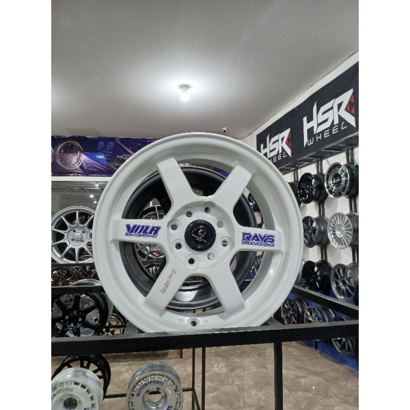 te37 ring 15 white murah berkualitas gèatis ongkir avanza calya sigra