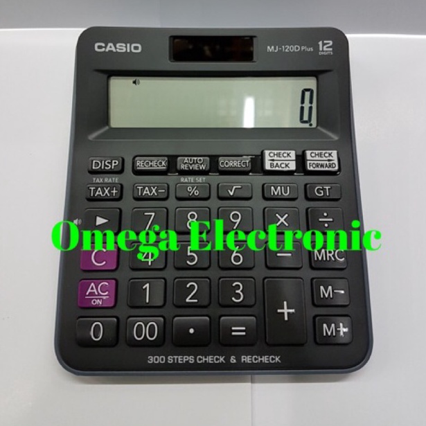 

KODE H55C Casio Desktop MJ12D Plus Kalkulator Meja Office check correct MJ 12D Plus