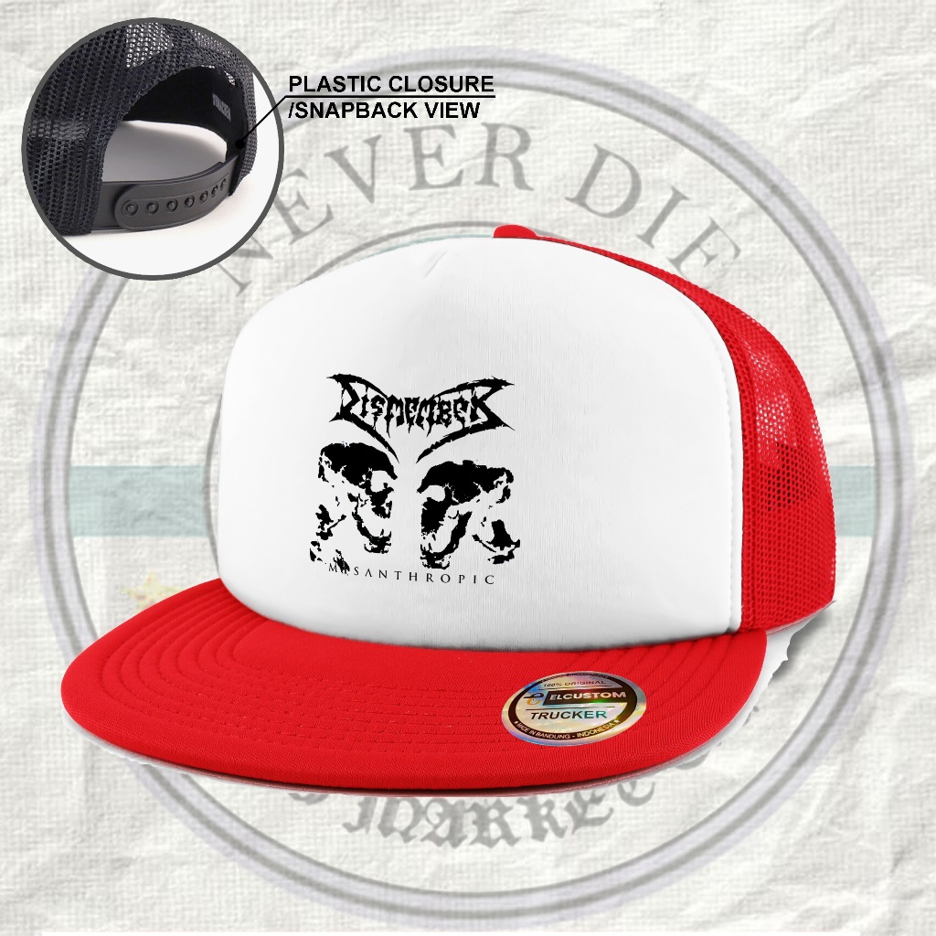 CAPSMARKET - DISMEMBER /SNAPBACK/SNAPBACK DISTRO/SNAPBACK BAND/SNAPBACK METAL/TOPI JARING/TOPI JARIN