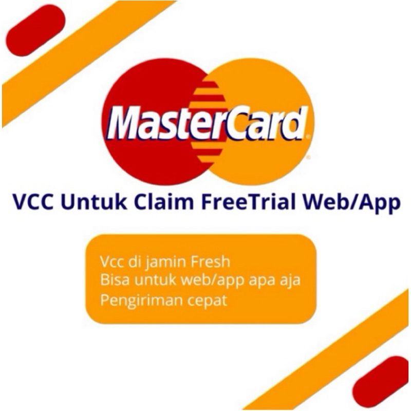 VCC Untuk Claim Free Trial  Web/App Dalam & Luar Negri
