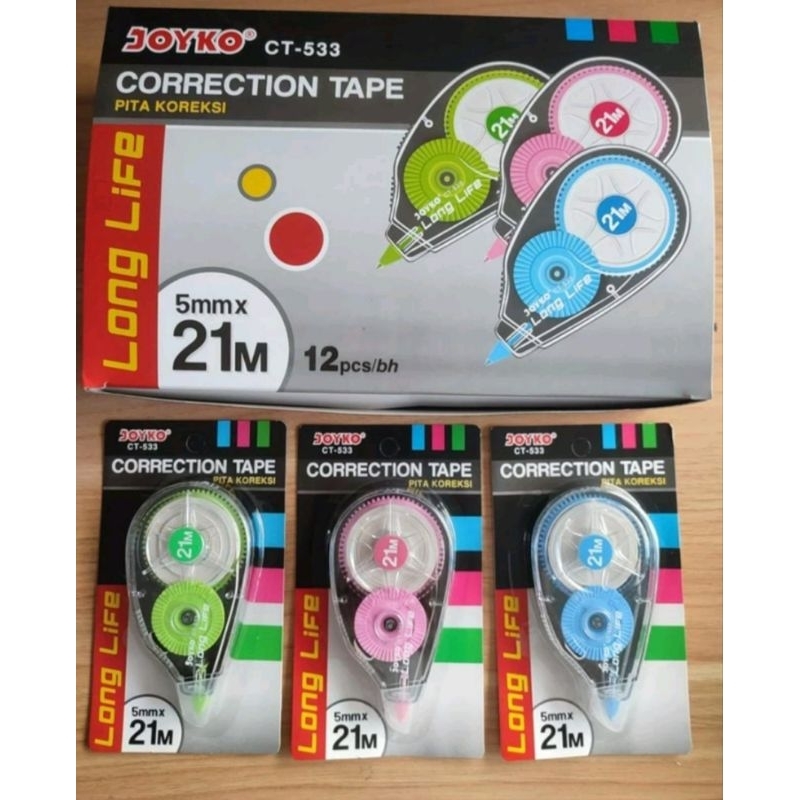 

Correction Tape Pita Koreksi Joyko CT-533