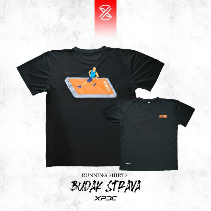 kaos running Budak Strava XPDC