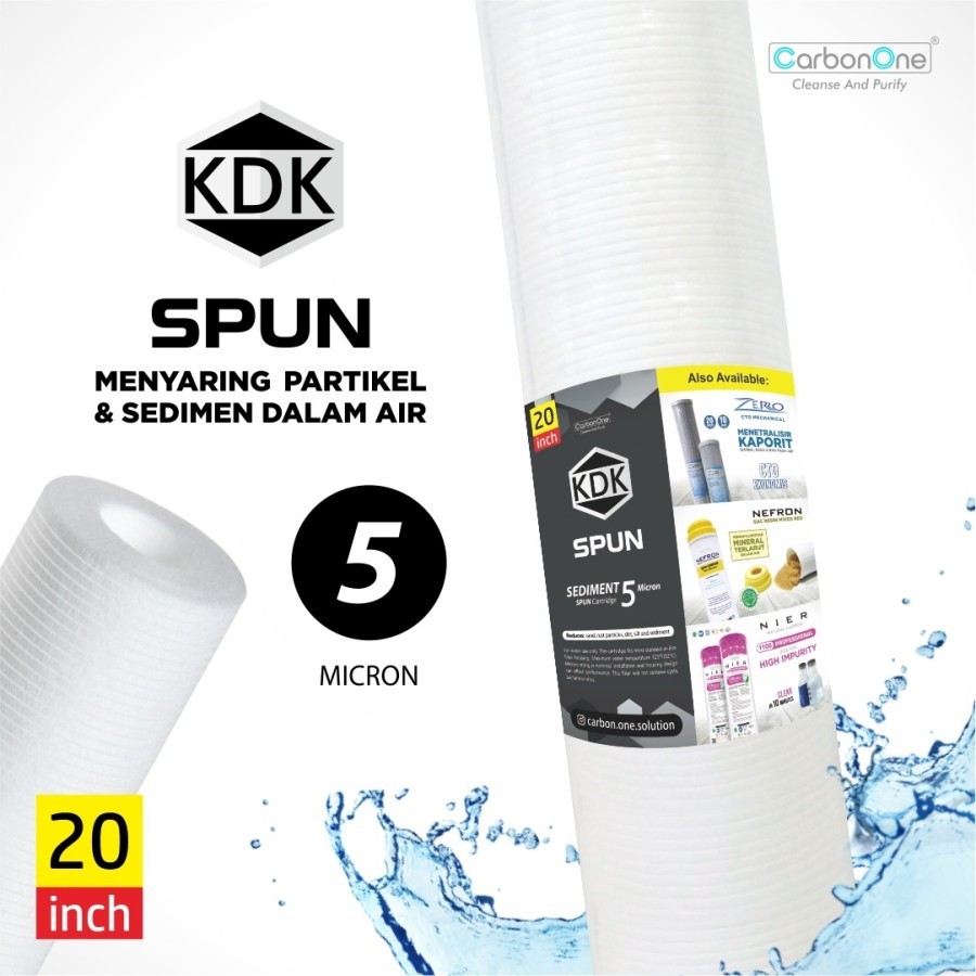 Filter Sedimen Spun Filter Air 20 inch 5 micron
