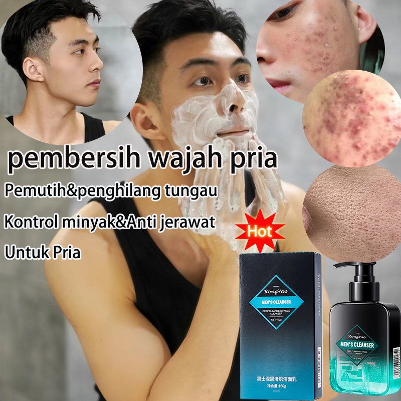 pembersih wajah pria  Pembersih Wajah Pria Pembersih Wajah Jerawat 150g Pembersih Wajah Pria Pemutih