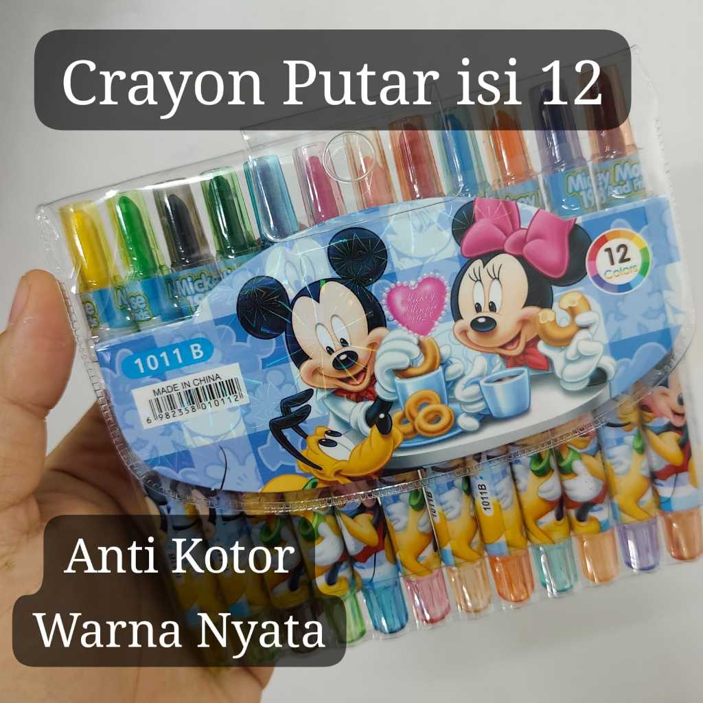 

Crayon Putar isi 12 Anti Kotor