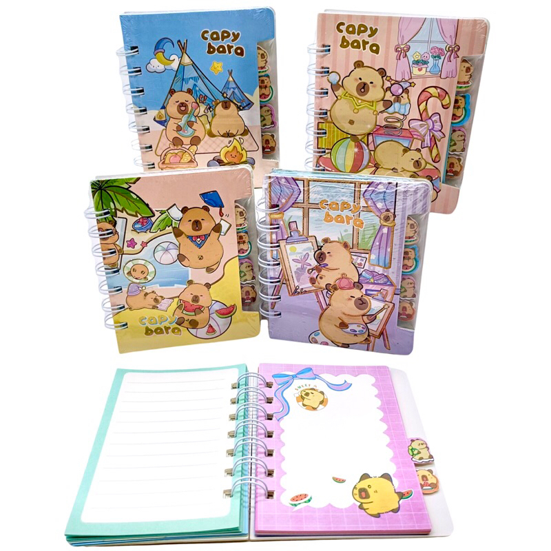 

NOTEBOOK SPIRAL XX-130 CAPYBARA (60 LEMBAR) / BUKU TULIS CATATAN / MEMO