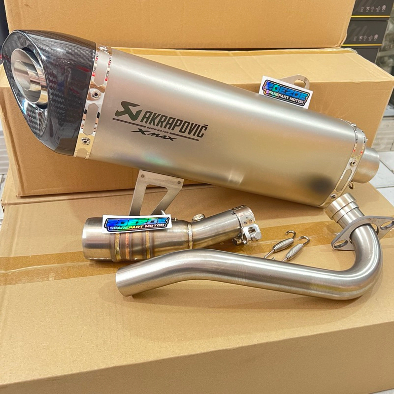 knalpot akrapovic xmax 250 original thailand knalpot xmax 250 akrapovic original thailand