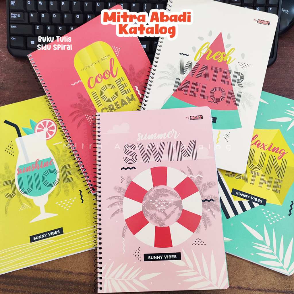 

BUKU TULIS BIG BOSS SPIRAL 50 LEMBAR / B5 ALAT TULIS BUKU SEKOLAH KULIAH KAMPUS BIGBOSS UKURAN BOXY MURAH EKONOMIS BUKU TULIS BESAR COWOK CEWEK TERLARIS ATK KANTOR KULIAH / MITRA ABADI KATALOG YOGYAKARTA