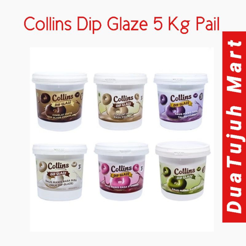 

Collins Dip Glaze 5 kg Pail/Ember