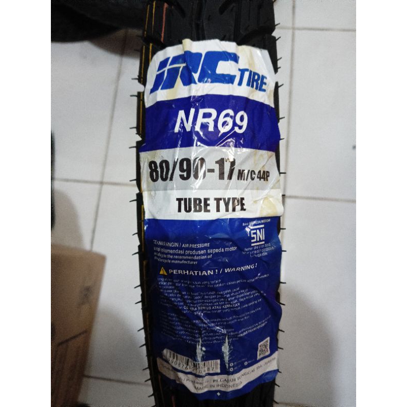 Ban Luar IRC 80/90-17 NR69 Sepeda Motor