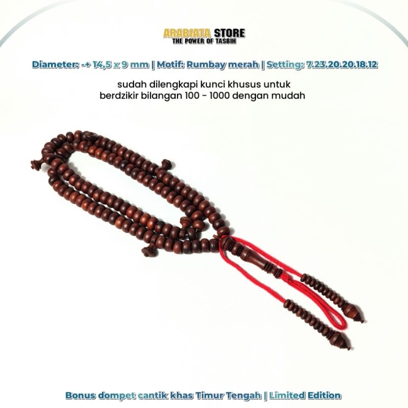 Tasbih Unab Maroko Original