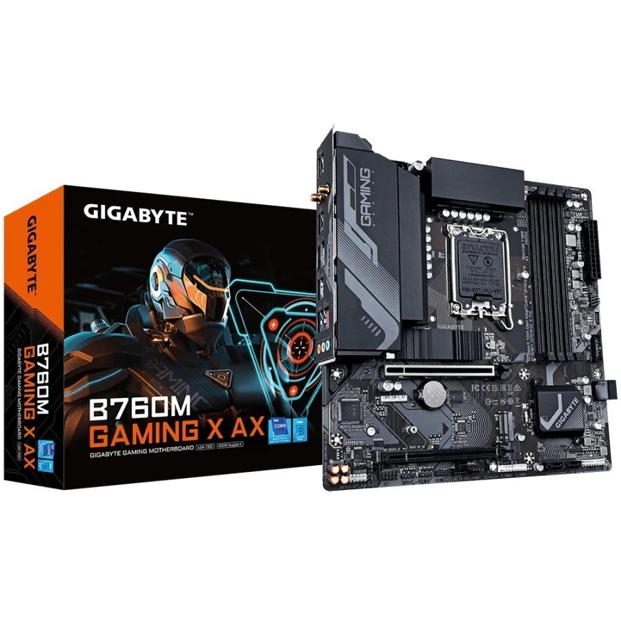 GIGABYTE B760M GAMING X AX DDR5 (Socket LGA 1700, DDR5, B760)