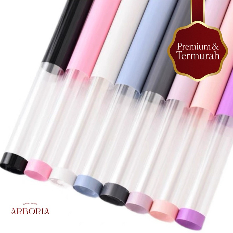 

[TERMURAH!!] HALF-HALF Flower Wrapping Plastic / Cellophane / Kertas Bunga