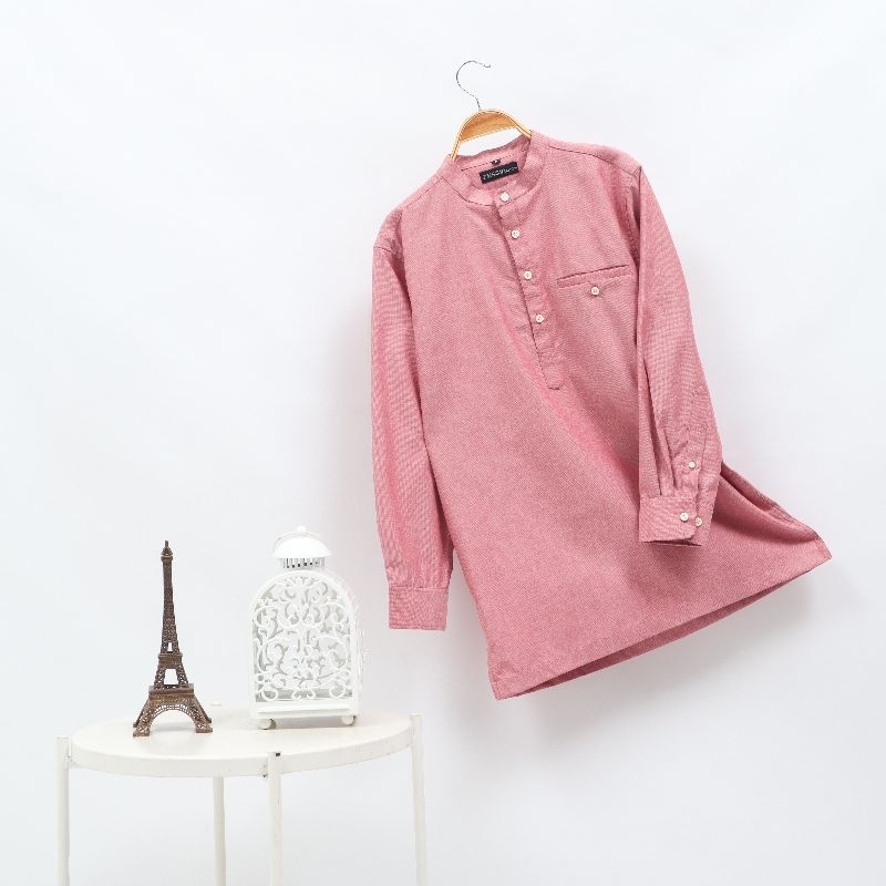 BAJU KOKO MODERN - WARNA PINK AMARANT