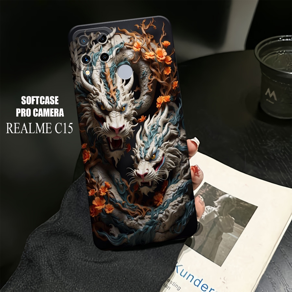Case REALME C15 Terbaru - Softcase REALME C15 - Softcase Pro Camera - Casing Hp REALME C15 - Kesing 