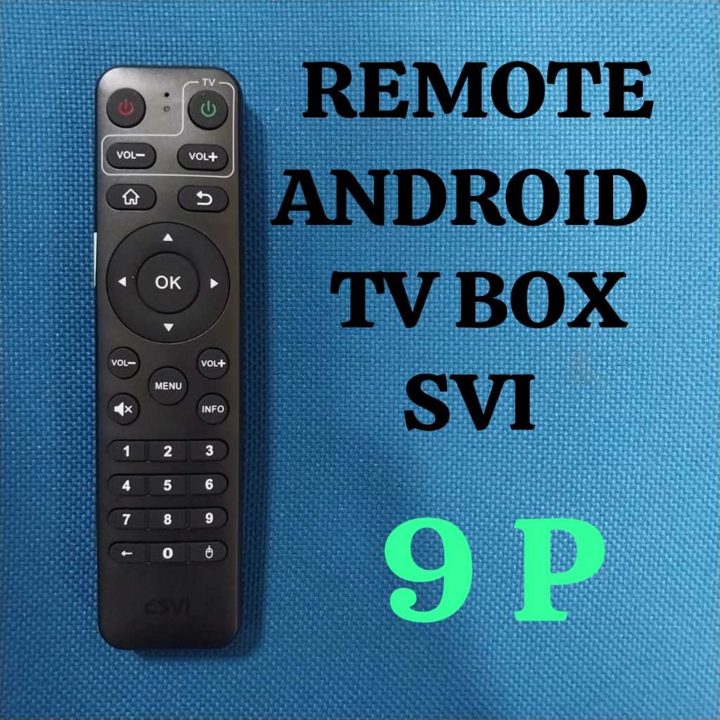 Remote svicloud 9p android tv box remote non voice svi 9p