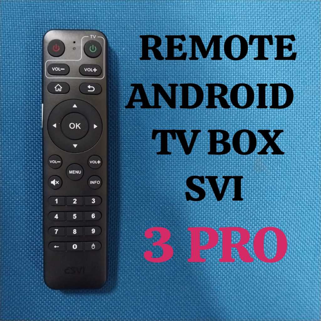 Remote svicloud 3pro android tv box remote non voice svi 3pro